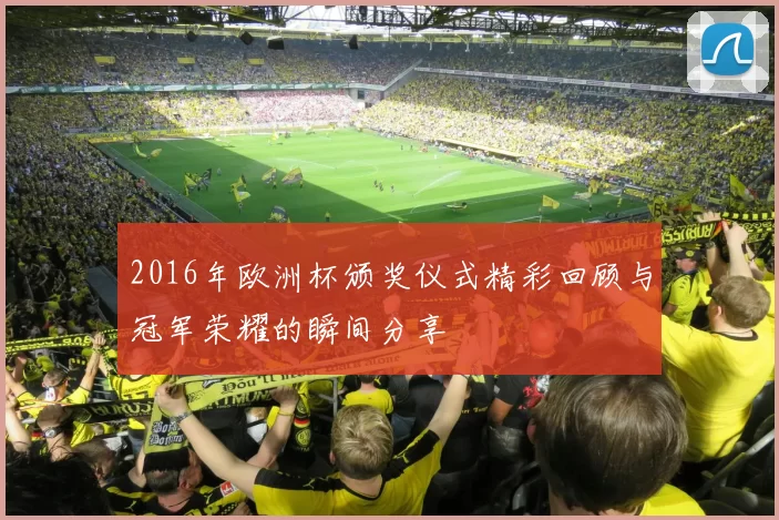 2016年欧洲杯颁奖仪式精彩回顾与冠军荣耀的瞬间分享